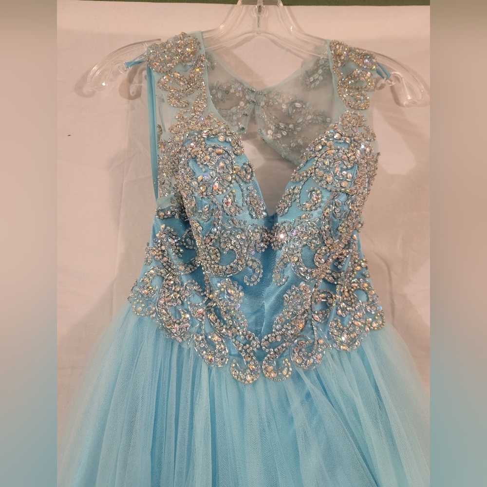 Icey blue gown
